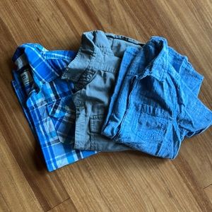 Short sleeve button ups